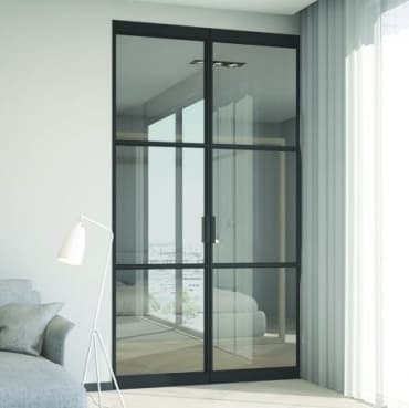 Viyou aluminium taatsdeur: minimalisme zonder scharnieren of kozijn